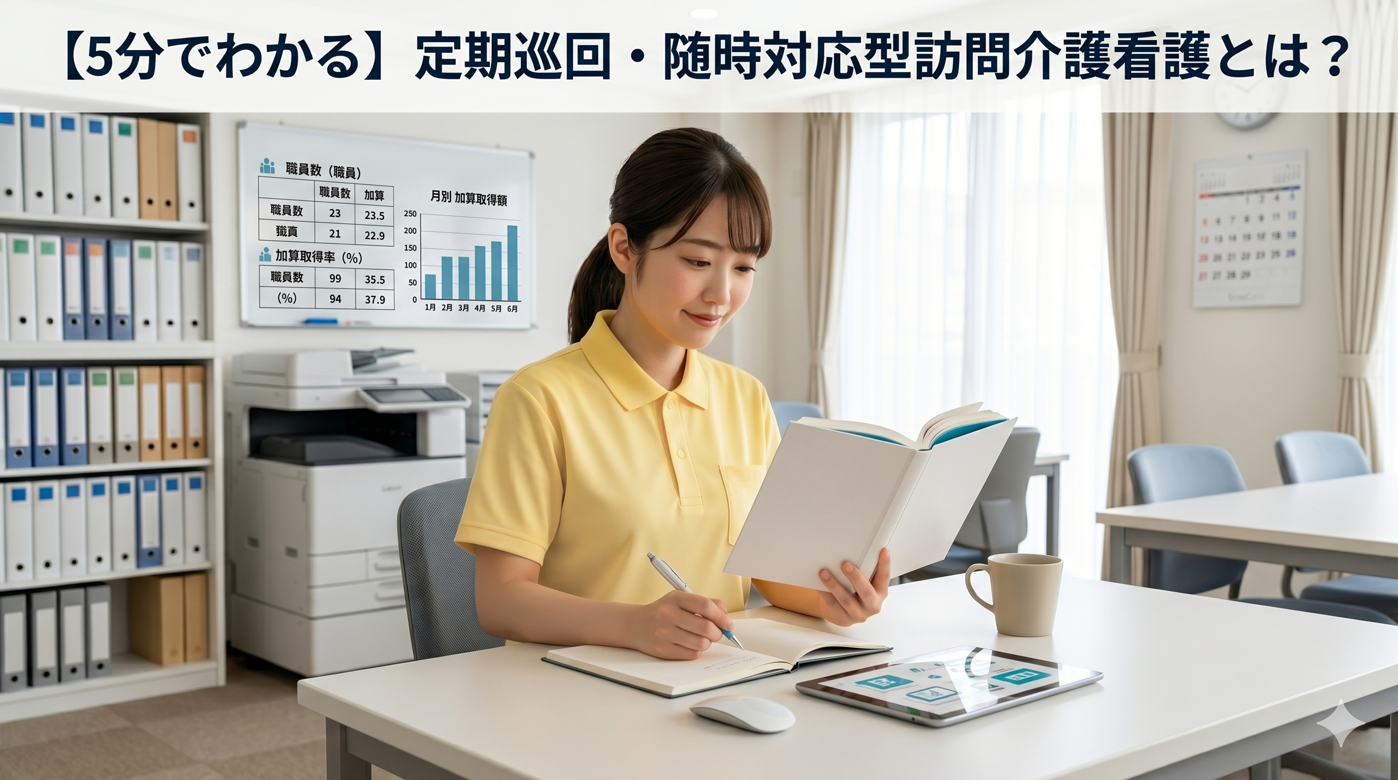 【3分でわかる】定期巡回・随時対応型訪問介護看護とは?サービスの特長や訪問介護との違いを初心者様向けに解説!