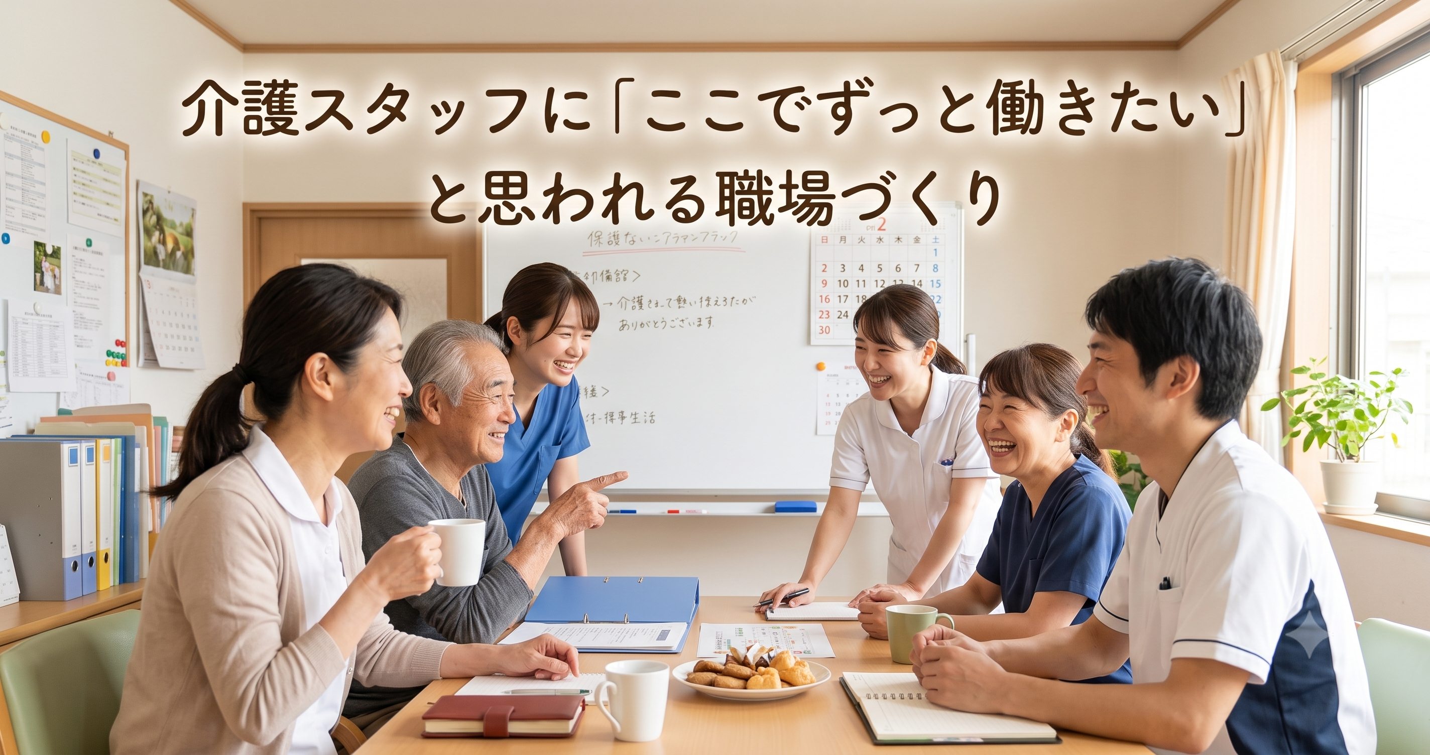 【最新データで解説】離職率が下がっても人が足りない?介護スタッフに「ここでずっと働きたい」と思われる職場づくり
