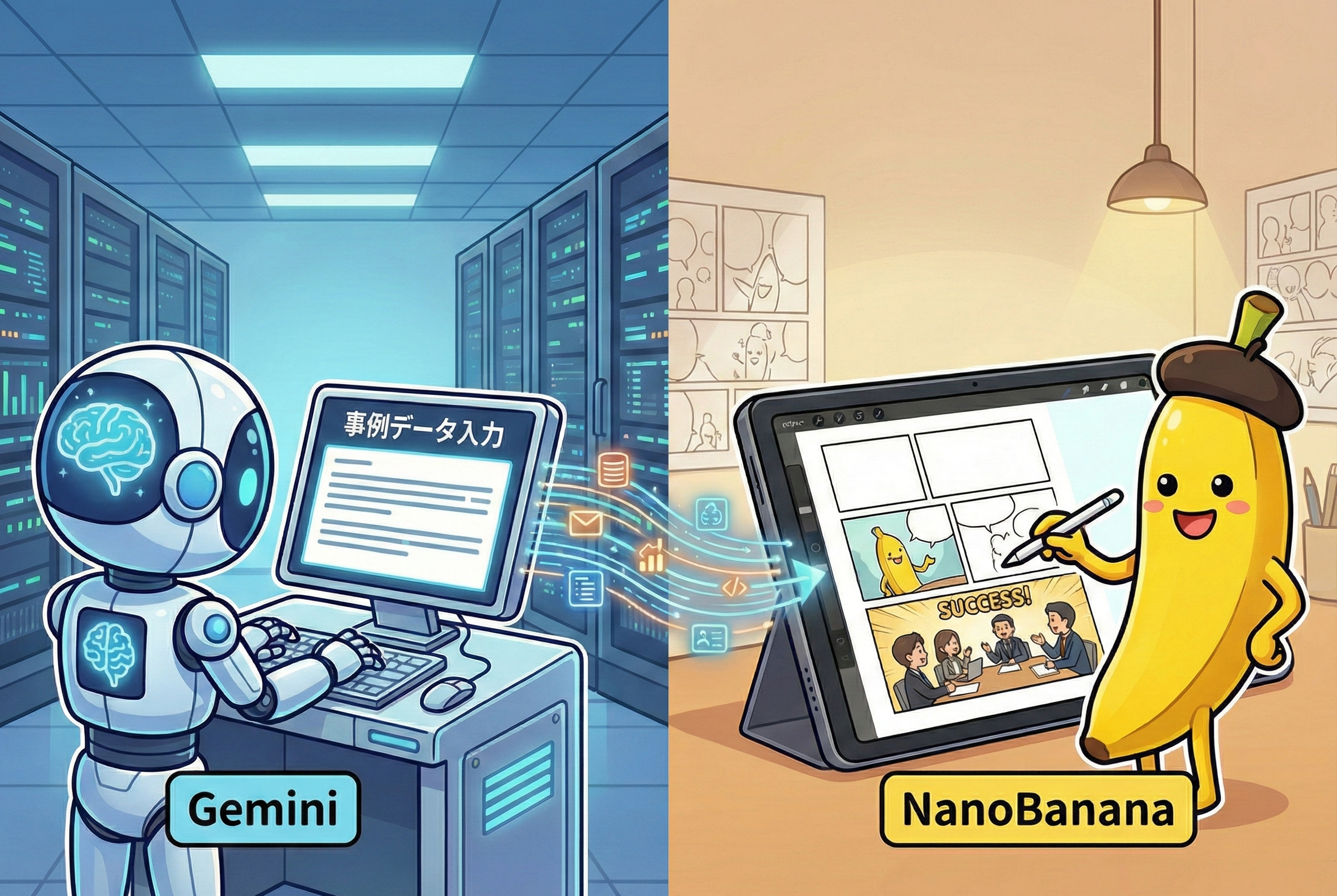 絵心ゼロでもOK!Geminiで「定期巡回」の事例をマンガ化する方法【コピペで使えるプロンプト付】